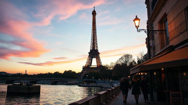 Top 10 suggestions pour une escapade romantique à Paris
